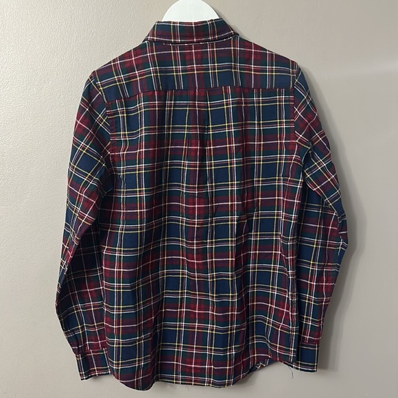 Janie and Jack Plaid Button Down Shirt Size 10 - Picture 7 of 7